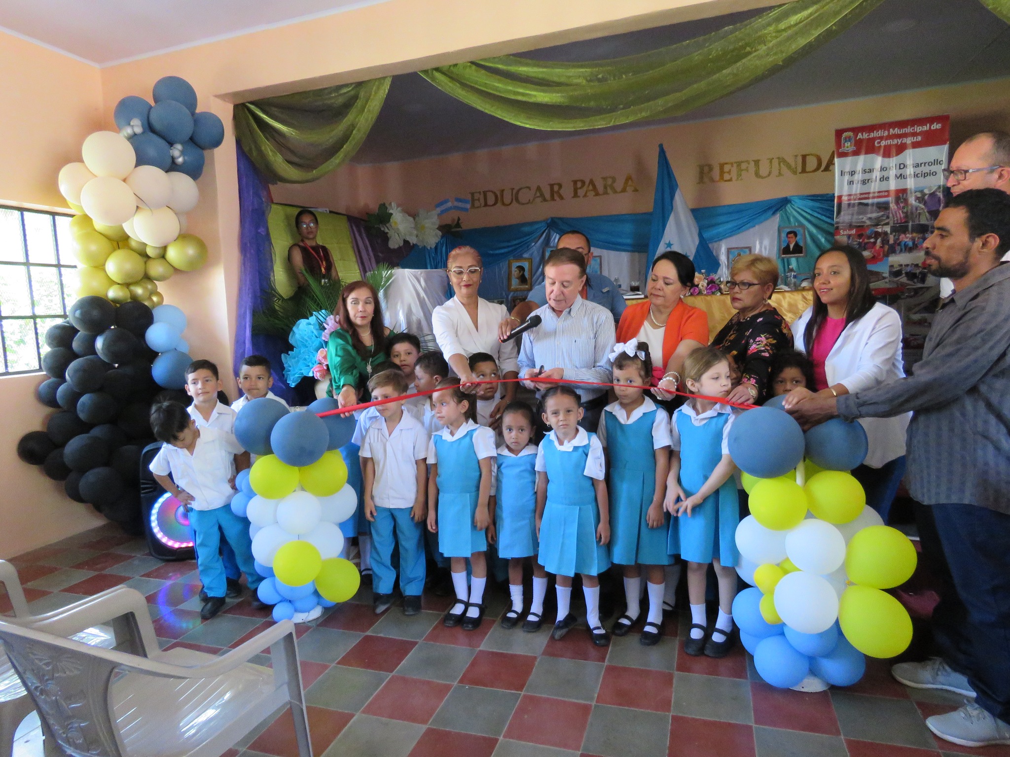 Alcaldía de Comayagua realiza mejoramiento total del Kínder La Inmaculada del Barrio Santa Lucía