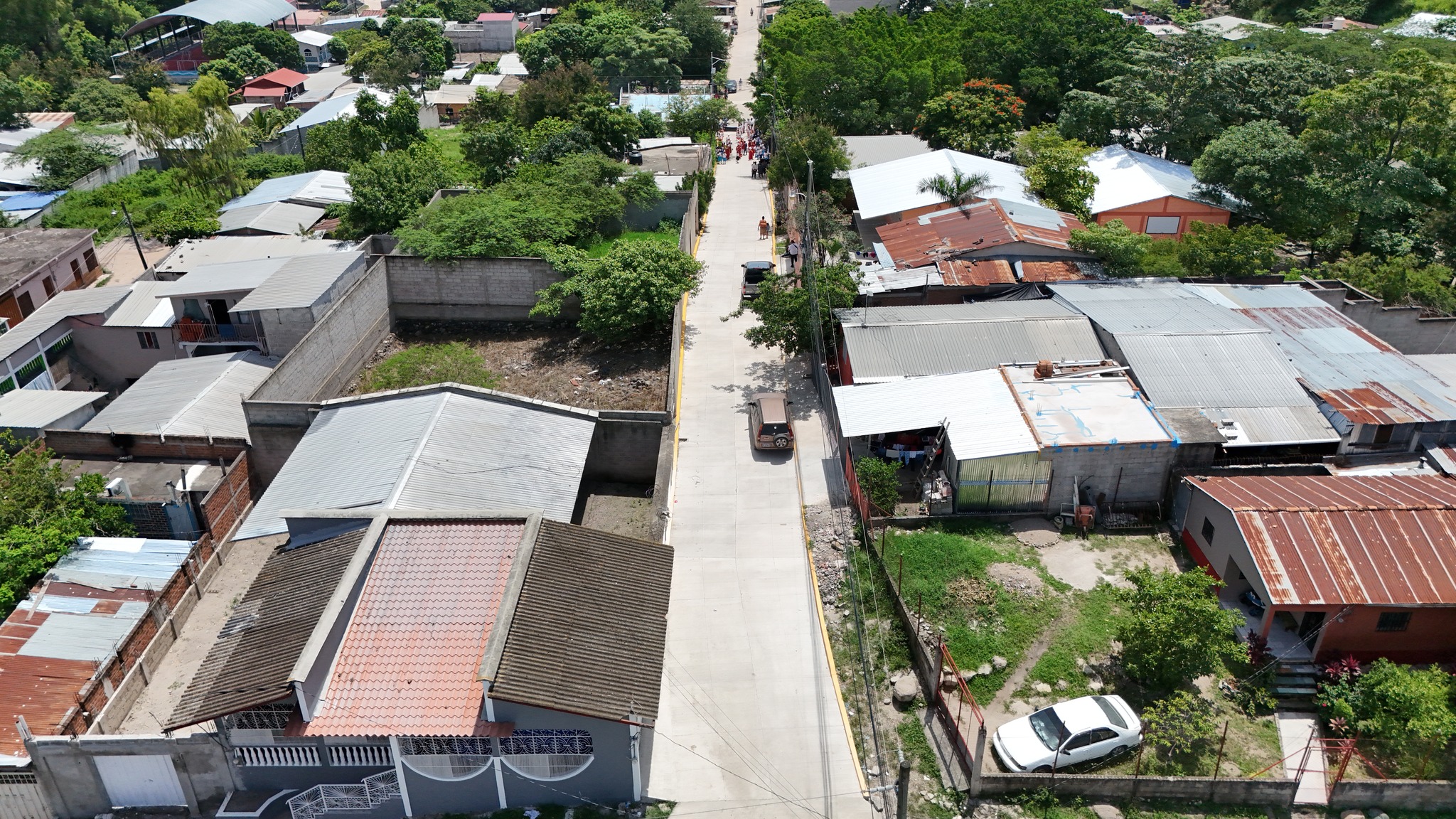 Alcaldía de Comayagua ejecuta tres nuevas obras de pavimentación en la Colonia Valladolid