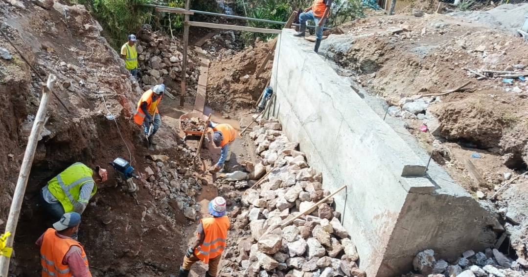 Avanza la construcción de la caja puente en San Ignacio